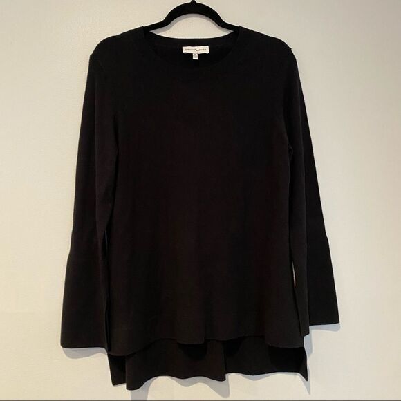 Gibson Latimer Split Hi Lo Hem Flare Sleeve Top Size Medium - Picture 1 of 8